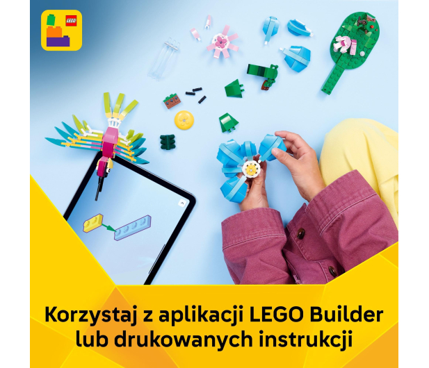 LEGO CREATOR 31384 Dzikie zwierzęta: kolorowy koliber - 1473432 - zdjęcie 8